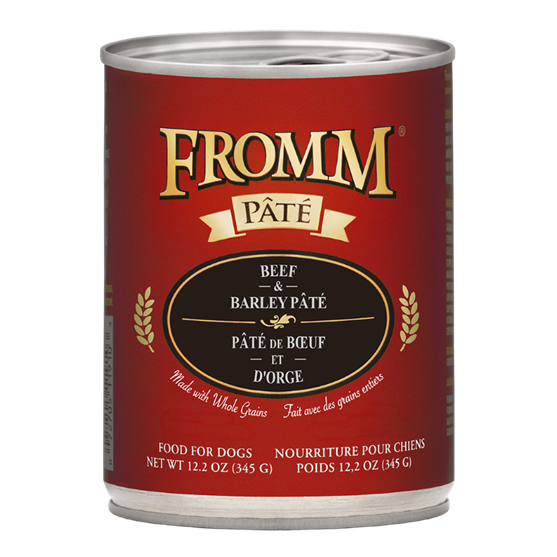 Fromm Gold Beef Barley Pate 12.2oz