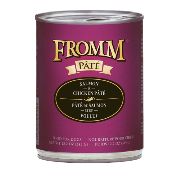 Fromm Gold Salmon and Chicken Pate 12.2oz