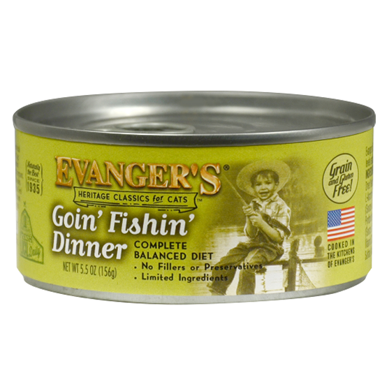 Evanger's Classic Goin' Fishin' 5.5 oz Cat Food