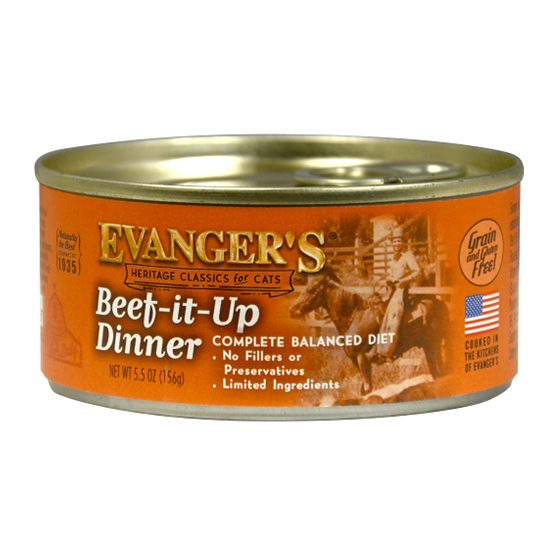 Evanger's Classic Beef It Up 5.5 oz Cat Food