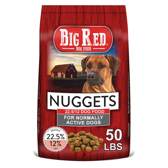 Big Red Nuggets 18-6 50 lb Dog Food