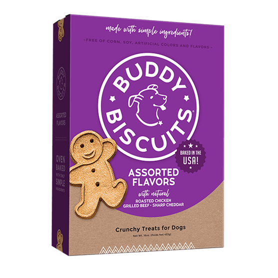 Buddy Biscuits Assorted Flavors Dog Treats 16oz