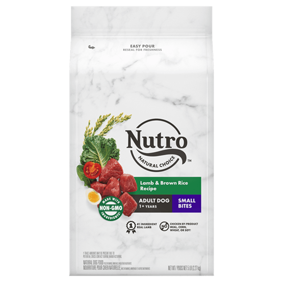 Nutro Natural Choice Small Bite Lamb & Rice 12 lb Dog Food