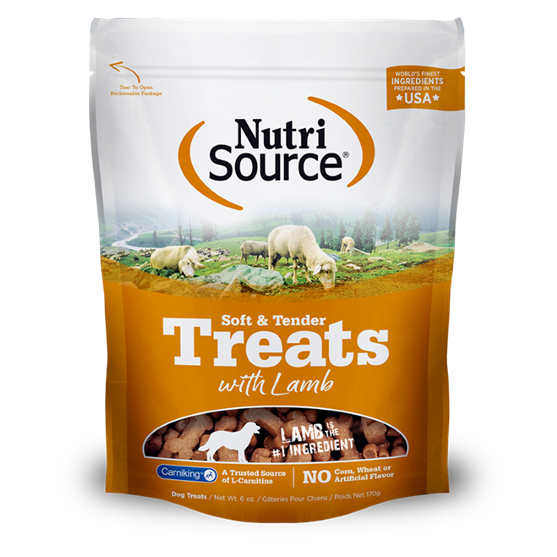 Nutri-Source Soft Tender Lamb Dog Treat 6 oz