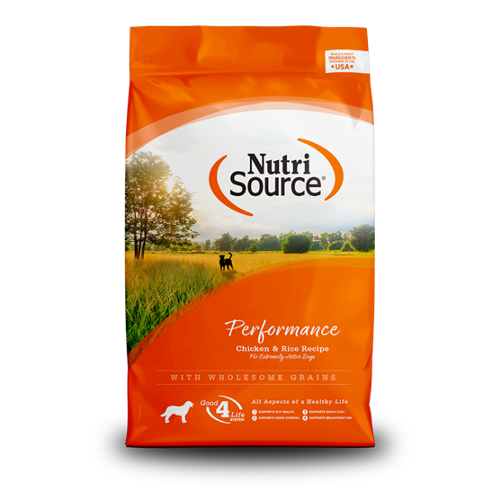 Nutri Source Performance Chicken & Rice 40 lb Dog Food