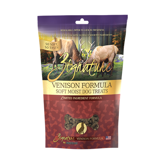 Zignature Soft Venison Treat 4 oz