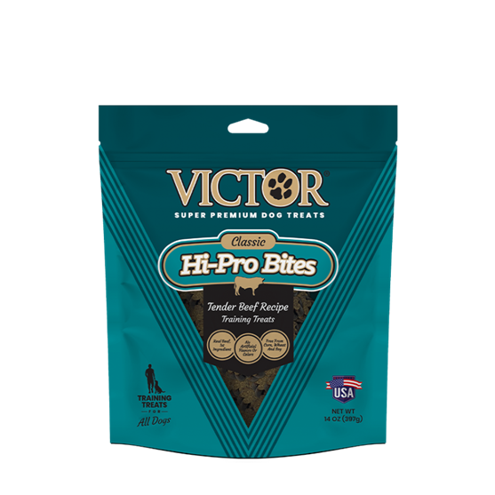 Victor Hi-Pro Bites Beef Training Treats for Dogs 14 oz