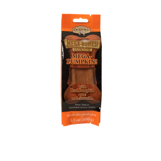 Darford Mega-Bones Mega Pumpkin Junior Dog Biscuit 3.5 oz