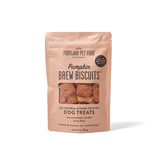 Portland Pet Food Pumpkin Brew Dog Biscuit 5 oz