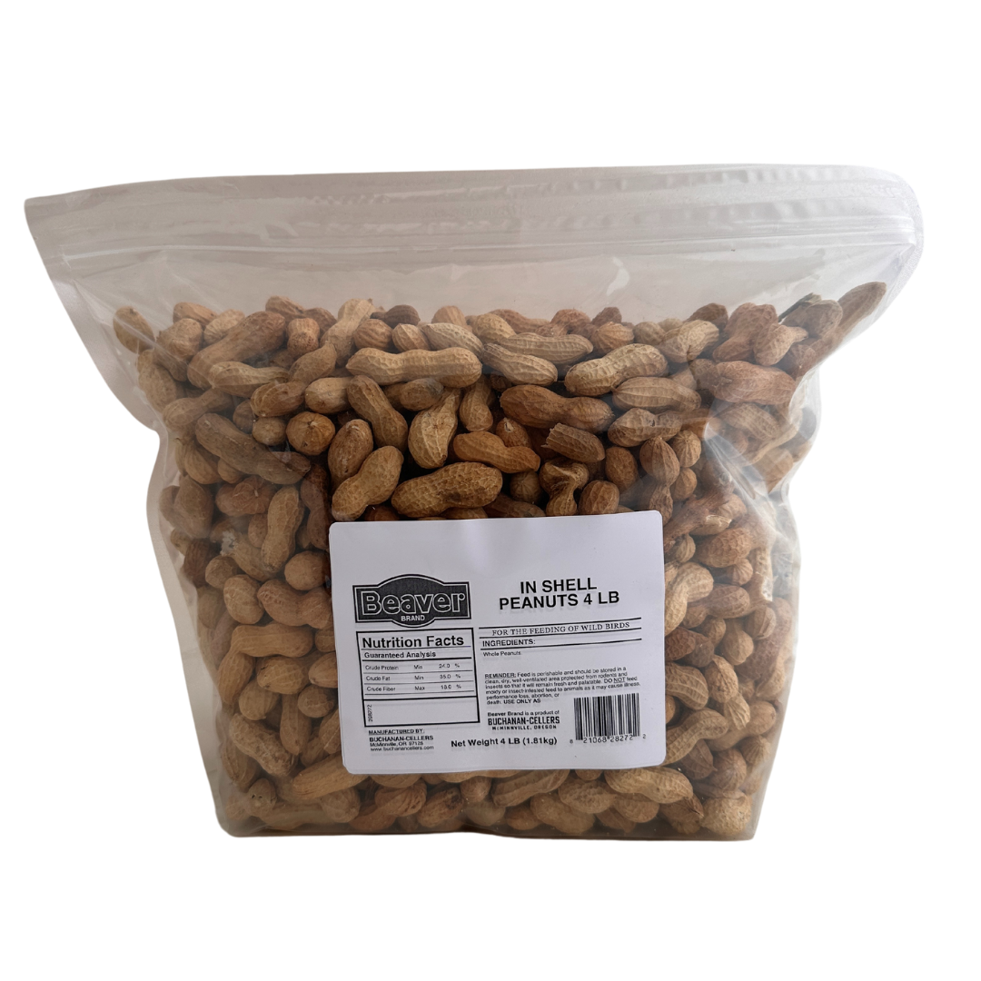 Beaver Brand Peanuts In-Shell 4 lb