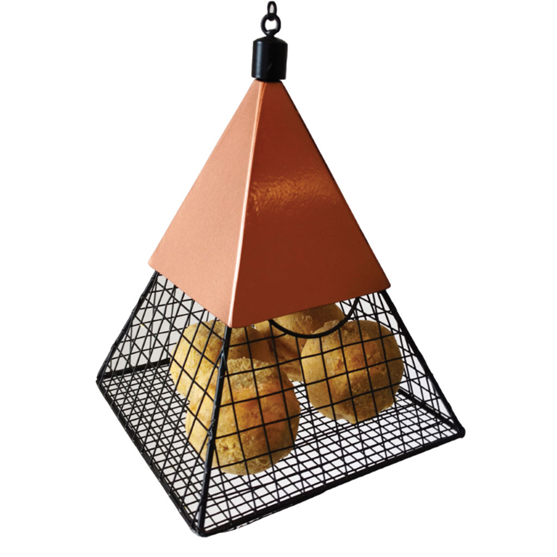Geo Pyramid Suet Ball Feeder