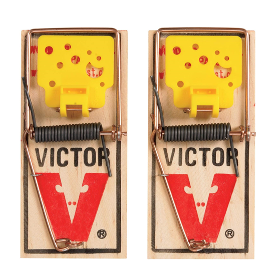 Victor Mouse Trap Wooden 2 Pack