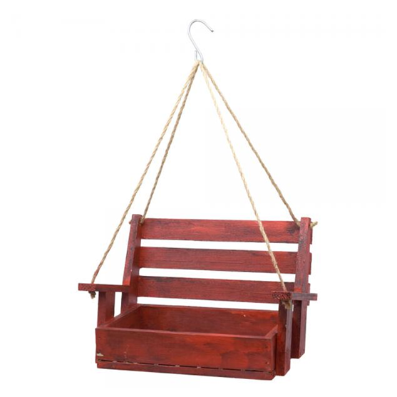 Backyard Essentials Red Hanging POrch Swing