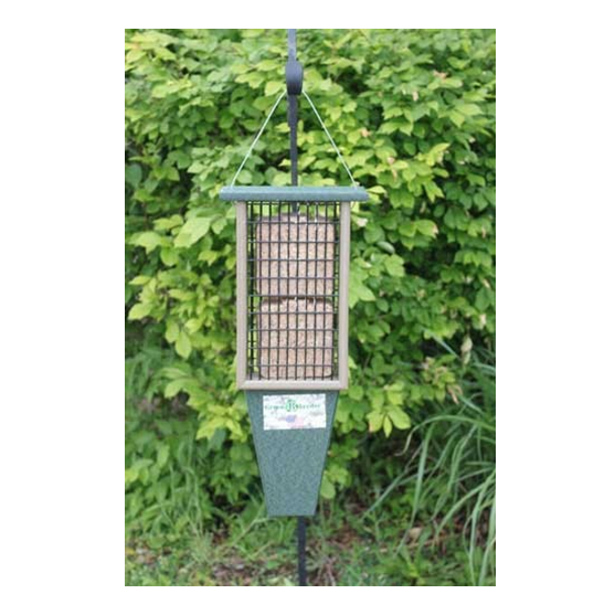 Songbird Essentials Double Suet Feeder Hunter Driftwood