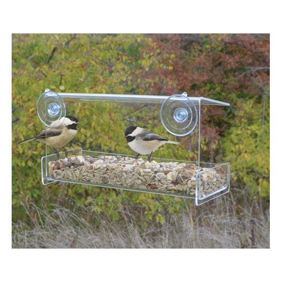 Songbird Essentials Clear View Open Diner Window Feeder