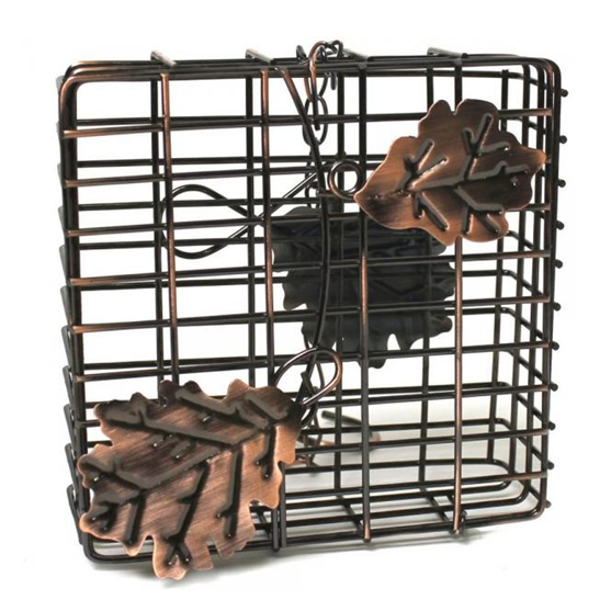 Heath Decorative Leaf Suet Feeder