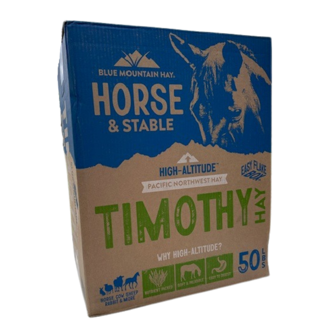 Blue Mountain Hay Timothy Hay Compressed Bale in a Box