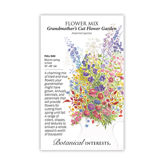 Botanical Interests Grandmother Flower Garden 10gm