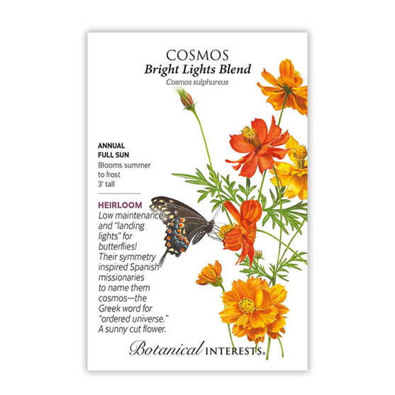 Botanical Interests Cosmos Bright Lights