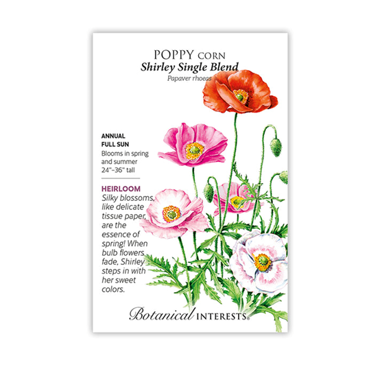 Botanical Interests Poppy Shirley Single Blend