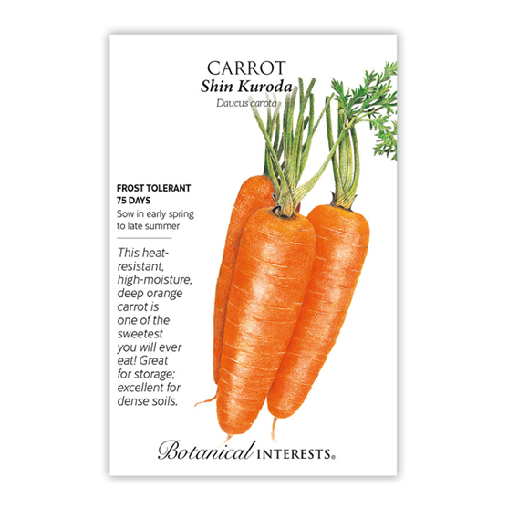 Botanical Interests Carrot Shin Kuroda