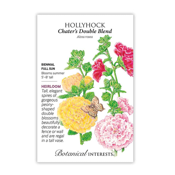 Botanical Interests Hollyhock Chaters Double