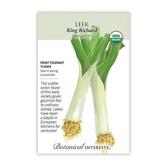 Botanical Interests Leek King Richard