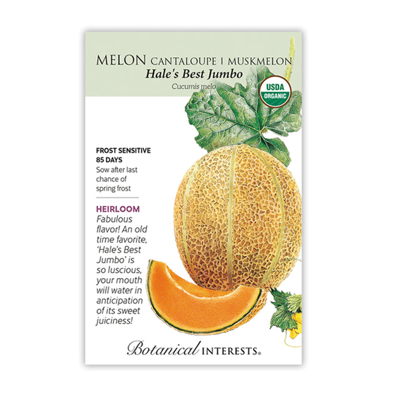 Botanical Interests Melon Hales Best Jumbo Seed