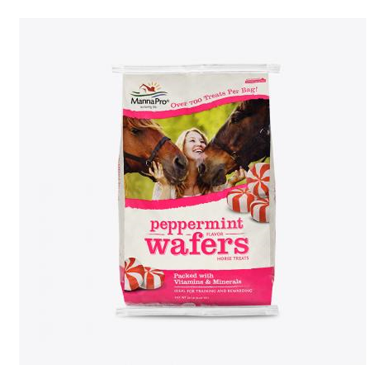 MannaPro Horse Treats Bite Size Peppermint 1 lb