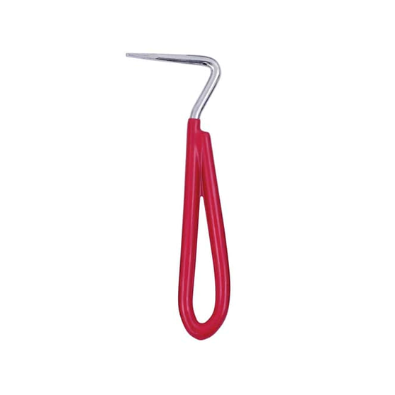 Hoof Pick Vinyl Coated Red 5.5"