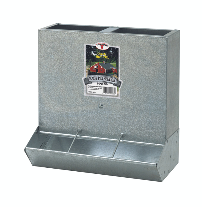 Miller Manufacturing Pig Feeder 3-Hole Galvanized BPF3