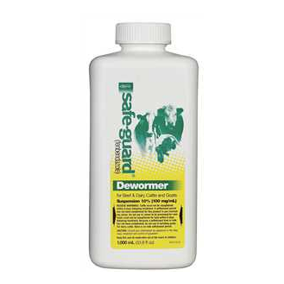 Safeguard Wormer Liquid 1000ml