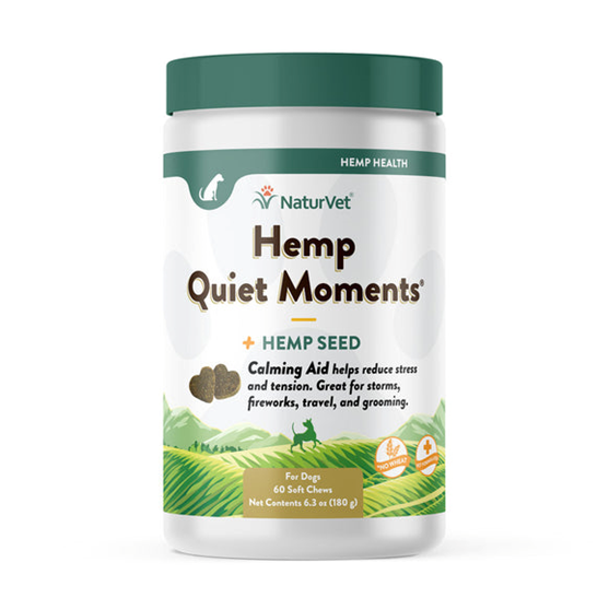 NaturVet Hemp Quiet Moments 60 Chew