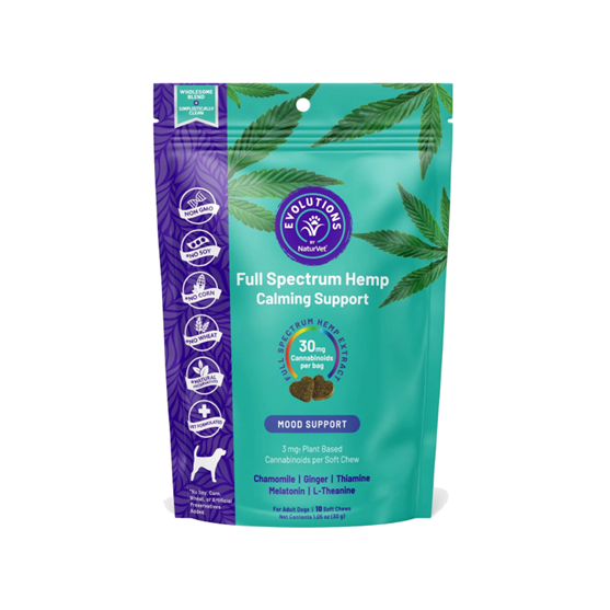 NaturVet Evolutions Calm Hemp 30 count