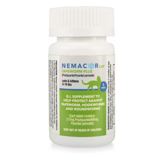Nemacor Cat Dewormer 4 pack