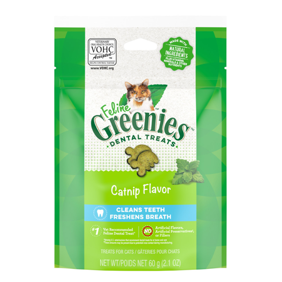 Greenies Feline Catnip Cat Treats 2.1oz