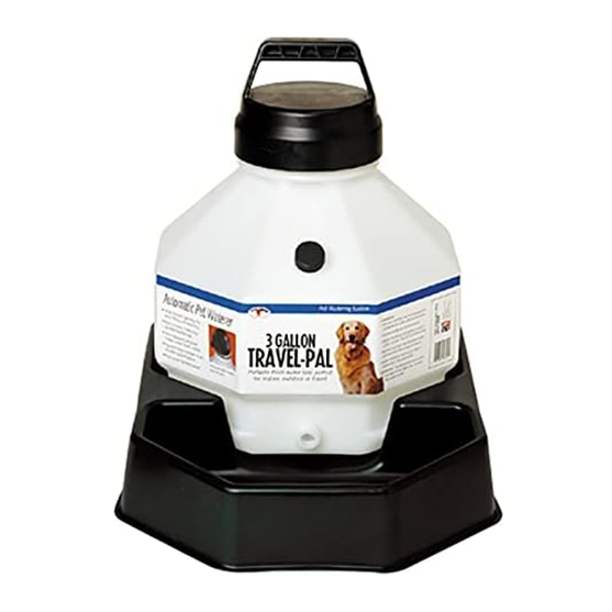 Miller Manufacturing Travel Pal Waterer 3 Gallon