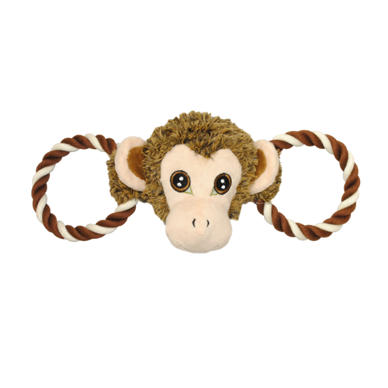 Jolly Pets Tug-A-Mals Monkey Medium