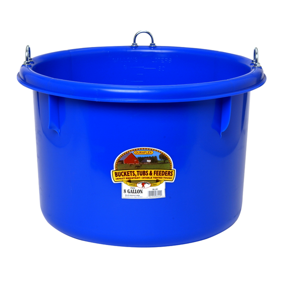 Miller Manufacturing P800 Tub 8gal Blue