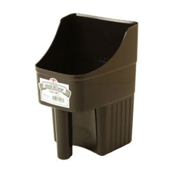 Miller Manufacturing Feed Scoop 3qt Black