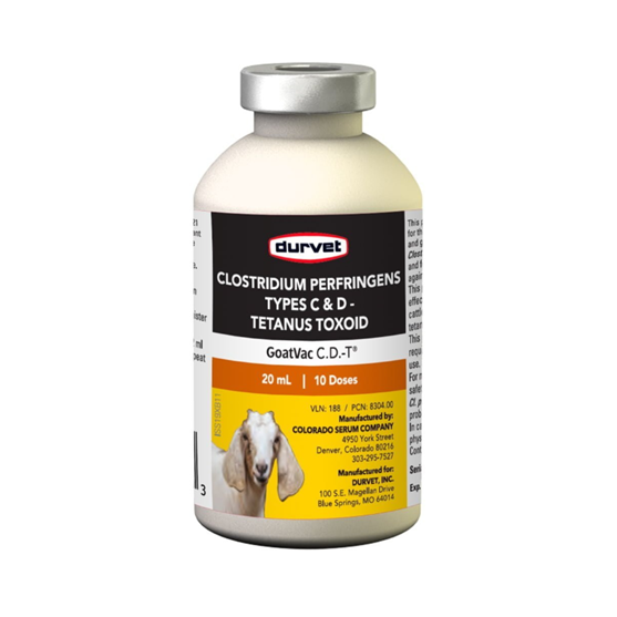 Durvet Goat Vaccine CDT 10 Dose 20ml