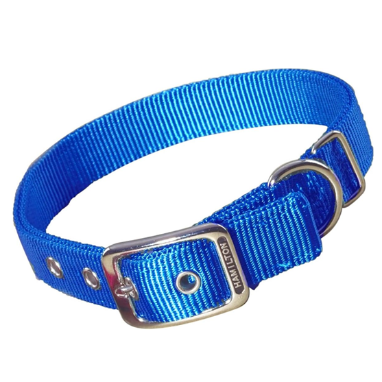 Hamilton Double Thick Collar Blue 1"X26"