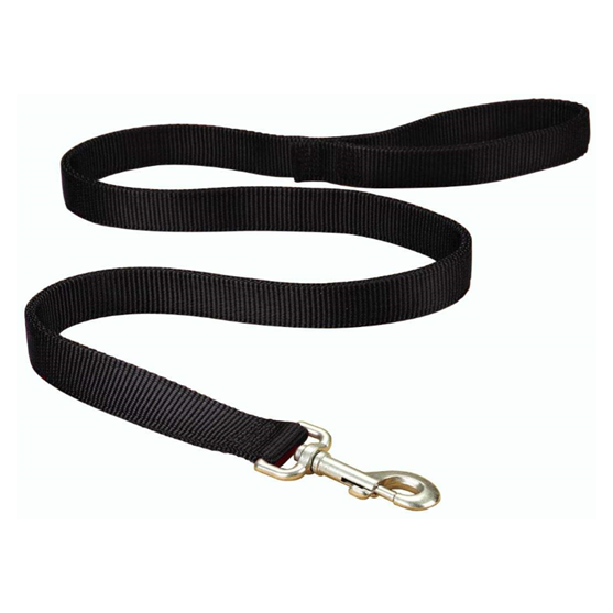 Hamilton 1"X4' Double Nylon Leash Black