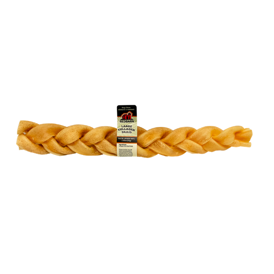 Redbarn Puffed Collagen Braid 12"