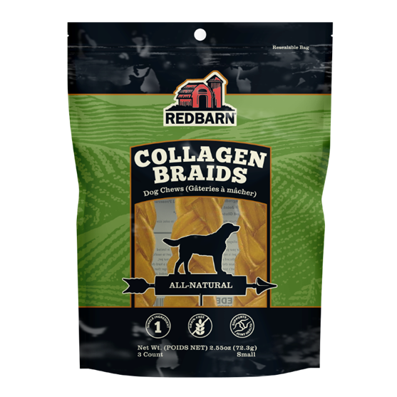 Red Barn Collagen Braid Small 3 pack