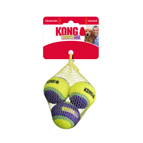 Kong Crunch Air Ball Medium Three Pack