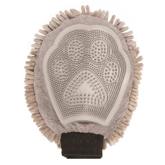 Dirty Dog Grooming Mitt Gray