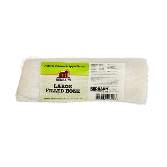 Redbarn Natural Filled Bone Chicken/Apple Large