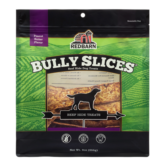 Redbarn Bully Slices Peanut Butter 9 oz