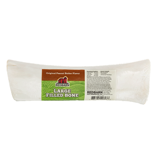 Redbarn Filled Bone 6" Peanut Butter